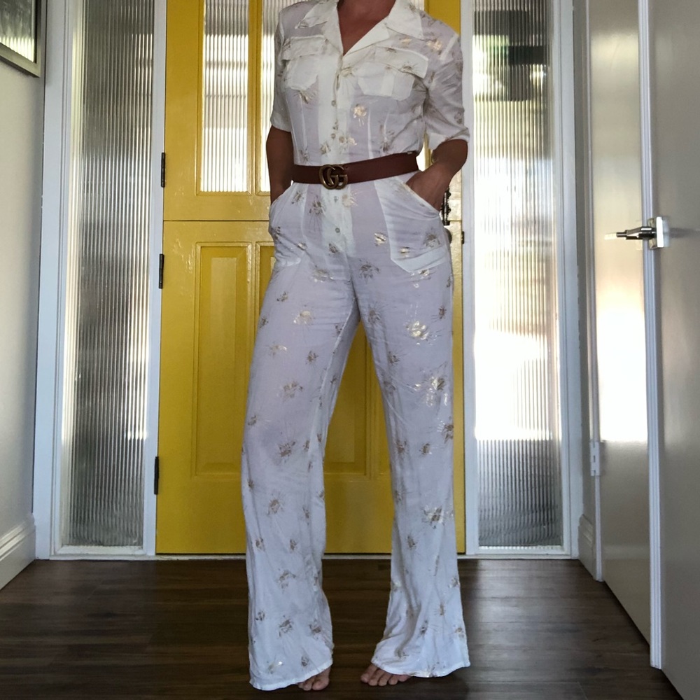 Novella Royale Gold Lily brand new jumpsuit